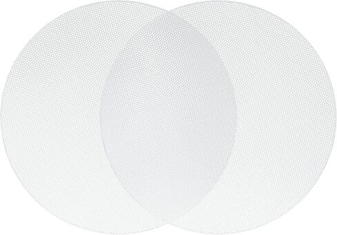 ACROPIX Universal 3 Inch Speaker Grills Mesh for Audio Subwoofer 84x6.5mm Grille without Frame White - Pack of 2 in Saudi Arabia
