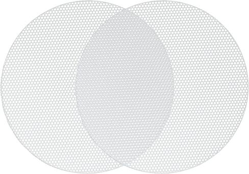 ACROPIX Universal 3 Inch Speaker Grills Mesh for Audio Subwoofer 84x6.5mm Grille without Frame White - Pack of 2 in Saudi Arabia