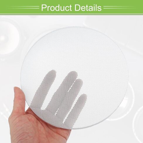 ACROPIX Universal 3 Inch Speaker Grills Mesh for Audio Subwoofer 84x6.5mm Grille without Frame White - Pack of 2 in Saudi Arabia