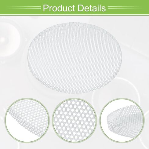 ACROPIX Universal 3 Inch Speaker Grills Mesh for Audio Subwoofer 84x6.5mm Grille without Frame White - Pack of 2 in Saudi Arabia