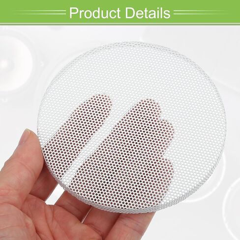 ACROPIX Universal 3 Inch Speaker Grills Mesh for Audio Subwoofer 84x6.5mm Grille without Frame White - Pack of 2 in Saudi Arabia