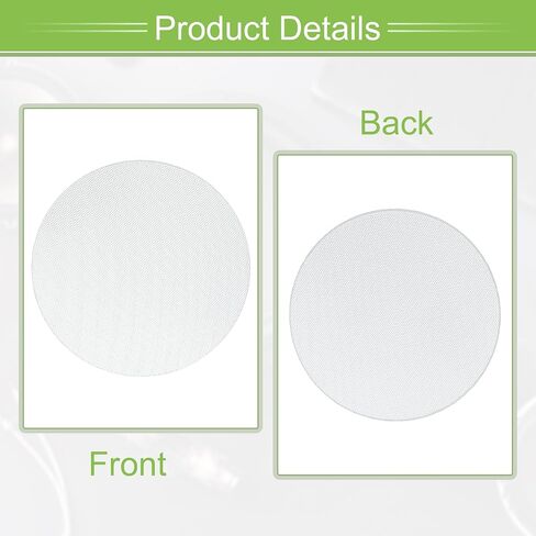 ACROPIX Universal 3 Inch Speaker Grills Mesh for Audio Subwoofer 84x6.5mm Grille without Frame White - Pack of 2 in Saudi Arabia