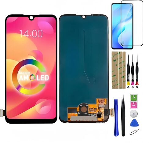 Screen Replacement for Xiaomi CC9E/Xiaomi Mi A3 M1906F9SH M1906F9SI LCD Display AMOLED Touch Screen Digitizer Glass Full Assembly with Repair Tools in Saudi Arabia