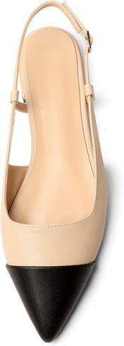 Mettesally Women's Pointed Toe Ballet Flat Shoes Cap Toe Classic Ballet Flats Walking Shoes Casual Formal Slip-On Flat Dress Shoes in Saudi Arabia