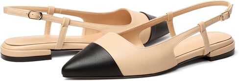 Mettesally Women's Pointed Toe Ballet Flat Shoes Cap Toe Classic Ballet Flats Walking Shoes Casual Formal Slip-On Flat Dress Shoes in Saudi Arabia