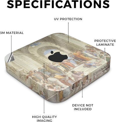 Glossy Glitter Skin Compatible with Apple Mac Mini M2 Pro (2023) - Night Sky - Premium 3M Vinyl Protective Wrap Decal Cover - Easy to Apply | Crafted in The USA by MightySkins in Saudi Arabia