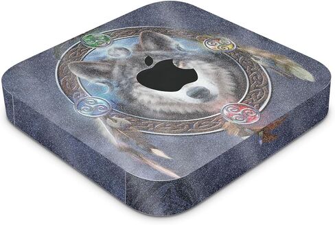 Glossy Glitter Skin Compatible with Apple Mac Mini M2 Pro (2023) - Night Sky - Premium 3M Vinyl Protective Wrap Decal Cover - Easy to Apply | Crafted in The USA by MightySkins in Kuwait