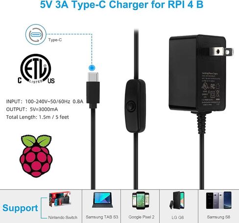 MarsKit Raspberry Pi 4 Model B Starter Kit-128GB Edition/Raspberry Pi 4 Mddel B (8GB RAM) /Raspberry Pi OS Pre-Installed in Saudi Arabia
