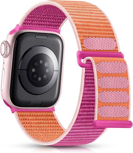 أربطة رياضية من النايلون متوافقة مع سوار ساعة Apple 40 مم 41 مم 38 مم 42 مم 44 مم 45 مم 49 مم للنساء والرجال، سوار معصم مضفر مسامي، حزام ناعم قابل للتمدد لسلسلة iWatch Bands 9 8 7 6 5 4 3 SE Ultra 2 1 in Kuwait