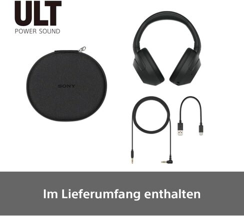 سماعات رأس سوني ULT WEAR فوق الأذن اللاسلكية المانعة للضوضاء مع صوت ULT، صوت جهير هائل، جودة مكالمات واضحة، عمر بطارية يصل إلى 30 ساعة، مساعد Alexa وGoogle، IOS وAndroid (أبيض فاتح) in Saudi Arabia