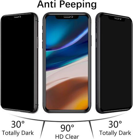 MAYtobe [عبوة من قطعتين واقي شاشة لهاتف iPhone 11 Pro Max وiPhone Xs Max من الزجاج المقوى، صديق للحافظة، خالٍ من الفقاعات، سهل التركيب in Kuwait