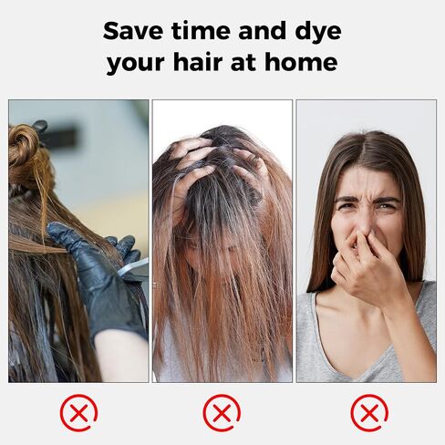 Dark Brown Hair Dye Shampoo for Gray Hair, 3 in 1 Hair Color Shampoo for Women & Men, Color Shampoo Hair Dye in Minutes in Saudi Arabia