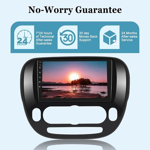 [2+64G] Car Radio for Kia Soul 2014-2019 with Wireless Carplay and Android Auto - 9 Inch Touchscreen Android 13 Car Stereo - Multiple UI/GPS Navigation/WiFi + AHD Backup Camera in Saudi Arabia