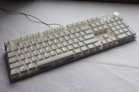 لوحة مفاتيح ميكانيكية مضيئة K74M من i-rocks - مع مفاتيح Gateron قابلة للتبديل السريع - 107 مفاتيح، وكابل USB-C قابل للفصل، وإضاءة خلفية LED، وأغطية مفاتيح PBT مزدوجة، وتحكم ذكي في العجلات - أسود in Kuwait