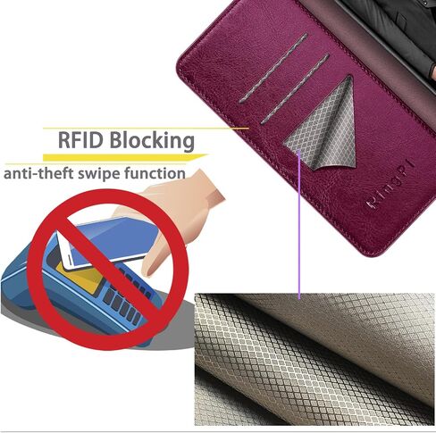 for iPhone 14 6.1" Phone case,[3 Credit Card Slot][RFID Blocking Leather] Flip Folio Book Shockproof Protector,Holder Stand cases,Women Men for Apple 14 Wallet Cover,Blue Green in Saudi Arabia