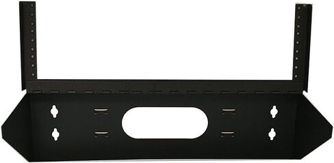 Quest Manufacturing Hinged Vertical Wall Mount Bracket, 2 Unit, 19" x 5" D, Black (WV19-0205H) in Kuwait