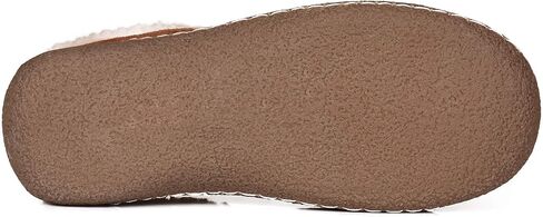Women's 80-D Memory Foam Nakiska Slide House Slippers with Micro Suede and Faux Fur Fleece Lining with Man Made Wool in Saudi Arabia
