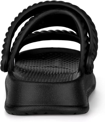 Allegra K Women's Cloud Slides Sandals Pillow Two-Way Wear Shower Slingback Flat Sandals in Saudi Arabia