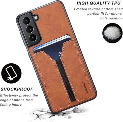 Kowauri for Galaxy S21 Case,SM-S21 PU Leather Wallet Case with Credit Card Slot Holder Ultra Slim Protector Case for Samsung Galaxy S21 5G 6.2 inch (Blue) in Saudi Arabia