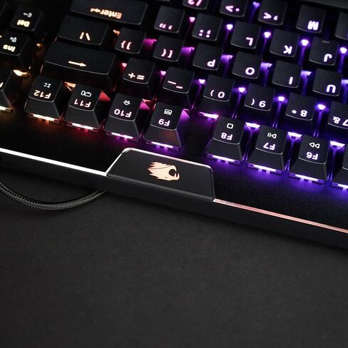 iBuyPower MEK 4 Mechanical Gaming Keyboard - RGB LED Wired with Brown Switches and Custom Lighting in Kuwait