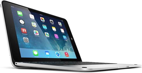 Incipio Clamcase Pro - حافظة لوحة مفاتيح الكل في واحد لجهاز iPad mini 4 - أبيض/فضي in Kuwait