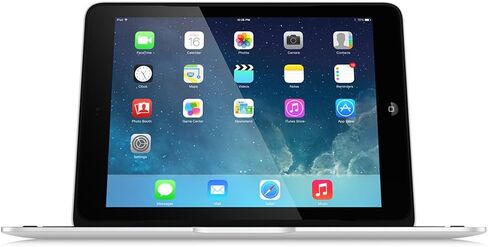 Incipio Clamcase Pro - حافظة لوحة مفاتيح الكل في واحد لجهاز iPad mini 4 - أبيض/فضي in Kuwait