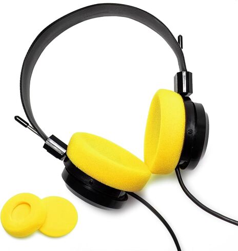 Ear Pad Foam Cushions Compatible with Sennheiser HD414 Grado SR60 SR60i SR80 SR80i SR80e SR125 SR225 SR325 SR SRI RS Series PS1000 GS1000 Headphones (Orange) in Kuwait