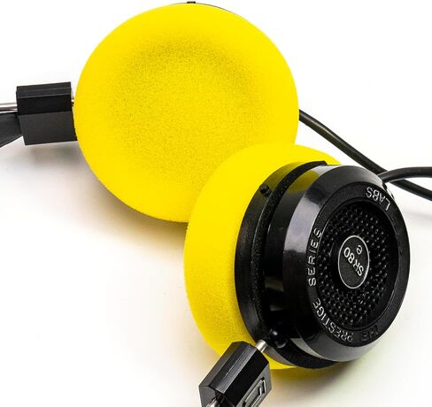 Ear Pad Foam Cushions Compatible with Sennheiser HD414 Grado SR60 SR60i SR80 SR80i SR80e SR125 SR225 SR325 SR SRI RS Series PS1000 GS1000 Headphones (Orange) in Kuwait