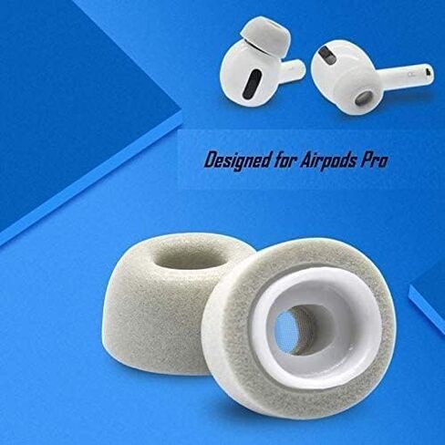Zotech Extra Small Kids Size 3 Pairs Memory Foam Ear Tips for Apple Airpods Pro 1st & 2nd Gen (Grey) in Saudi Arabia