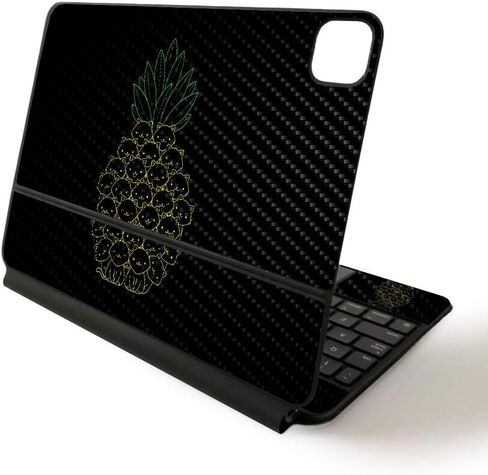 MightySkins Skin for Apple Magic Keyboard for iPad Pro 11-inch (2020) - Sushi | Protective, Durable, and Unique Vinyl Decal wrap Cover in Saudi Arabia