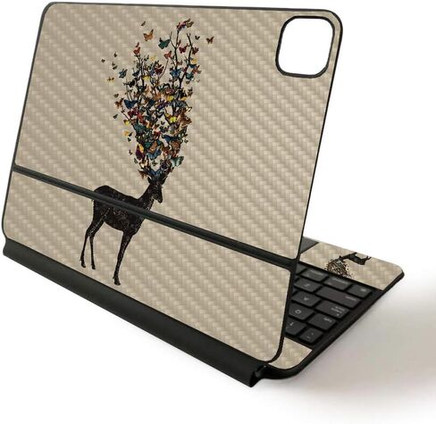 MightySkins Skin for Apple Magic Keyboard for iPad Pro 11-inch (2020) - Sushi | Protective, Durable, and Unique Vinyl Decal wrap Cover in Saudi Arabia