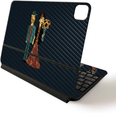 MightySkins Skin for Apple Magic Keyboard for iPad Pro 11-inch (2020) - Sushi | Protective, Durable, and Unique Vinyl Decal wrap Cover in Saudi Arabia