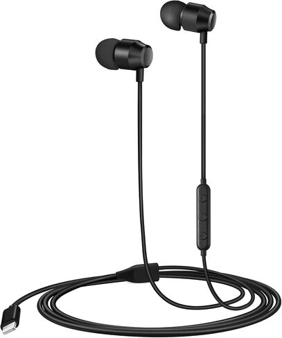 Wired Earbuds Corded in-Ear Earphones Magnetic Headphones MFi Certified with Microphone Controller Compatible with iPhone 14/13/12/11/Pro Max/Xr/Xs Max/X in Saudi Arabia