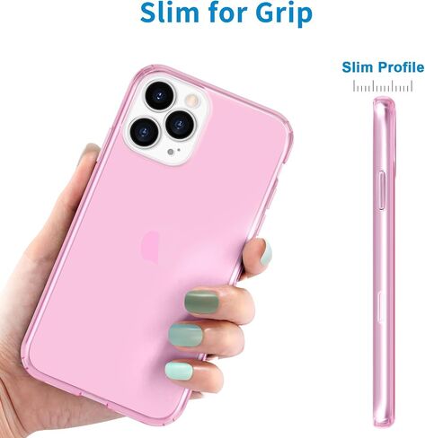JJGoo Compatible with iPhone 11 Pro Case Clear, Transparent Soft Shockproof Protective Slim Thin Bumper Cover Phone Case- 5.8inch in Saudi Arabia