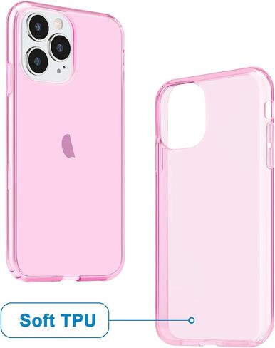 JJGoo Compatible with iPhone 11 Pro Case Clear, Transparent Soft Shockproof Protective Slim Thin Bumper Cover Phone Case- 5.8inch in Saudi Arabia
