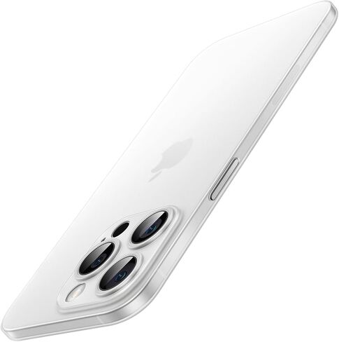 حافظة JETech رفيعة للغاية (0.35 مم) لهاتف iPhone 14 Pro مقاس 6.1 بوصة، غطاء عدسة الكاميرا حماية كاملة، حافظة خفيفة الوزن غير لامعة من البولي بروبيلين، تدعم الشحن اللاسلكي (أسود) in Saudi Arabia