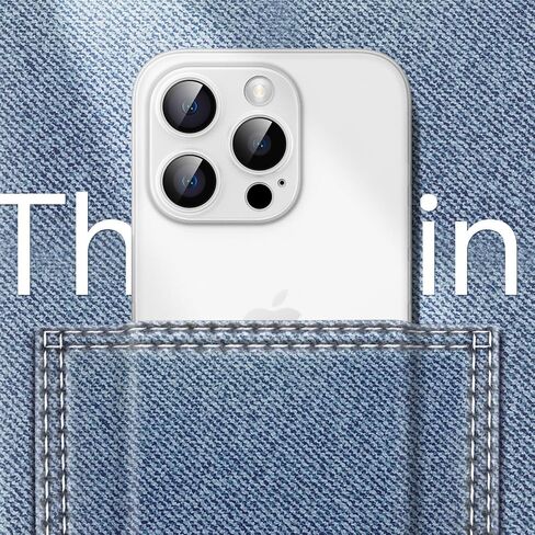 حافظة JETech رفيعة للغاية (0.35 مم) لهاتف iPhone 14 Pro مقاس 6.1 بوصة، غطاء عدسة الكاميرا حماية كاملة، حافظة خفيفة الوزن غير لامعة من البولي بروبيلين، تدعم الشحن اللاسلكي (أسود) in Saudi Arabia