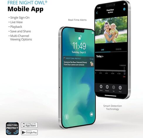 Night Owl 8 قنوات سلكية 4K UHD Bluetooth Home Security DVR مع قرص صلب 1 تيرابايت (إضافة ما يصل إلى 8 كاميرات) in Kuwait