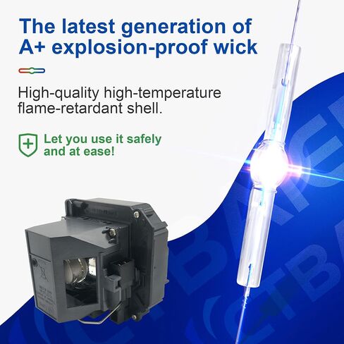 ELPLP60 ELPLP61 PowerLite for Epson 420 425W 905 92 93 95 96W 1835 430 435W 915W D6150 Projector Replacement Lamp Bulb with Housing in Kuwait