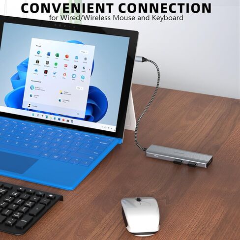 TOTU Docking Station, 9 in 1 USB C Hub Adapter for USB C Laptops and Other Type C Devices (4K HDMI, 2*USB 3.0 Type-A, USB-C Data Transfer Port, 2*USB 2.0 Type-A, SD/TF, USB C PD) in Saudi Arabia