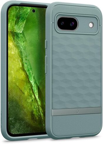 Caseology Parallax for Google Pixel 8a Case 5G [3D Ergonomic Design](2024) - Matte Black in Saudi Arabia