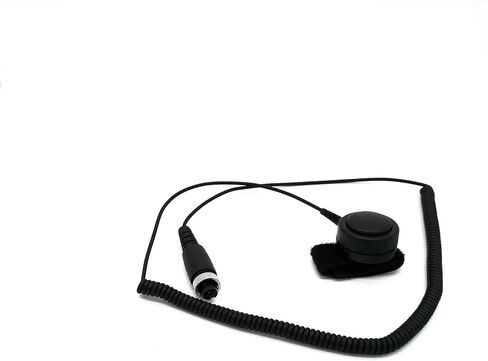 Fumei العسكرية الحلق هيئة التصنيع العسكري السرية الصوتية أنبوب سماعة الرأس التكتيكية مكتب التحقيقات الفدرالي نمط سماعة مع الإصبع PTT متوافق مع Baofeng كينوود TYT HYT 2 دبوس K جاك اتجاهين الراديو in Kuwait