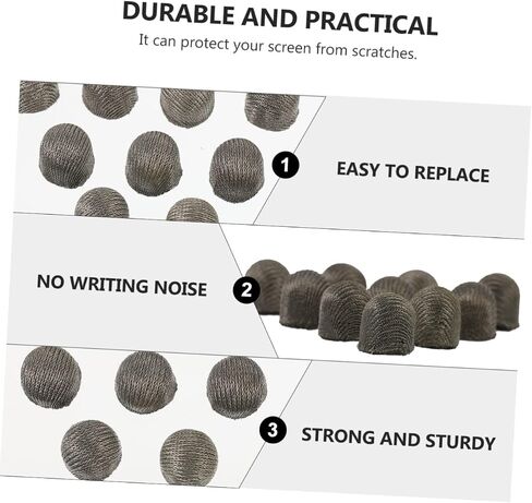 60 Pcs Stylus Cloth Tip Touchscreen Pen Replacement Mesh Fiber Tips Stylus Pen Parts Stylus Pen Cap Pencil Replacement Tip for Pencil Conductive Cloth Stylus High Sensitivity in Saudi Arabia