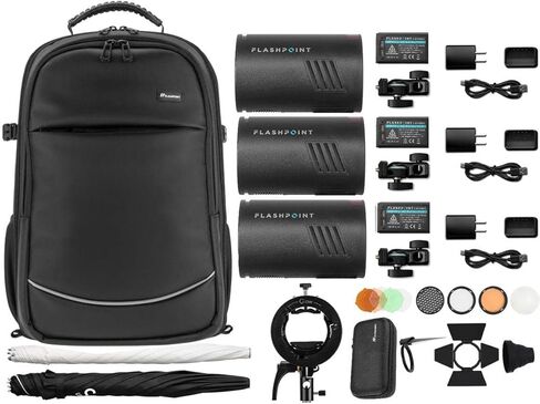 فلاش بوينت XPLOR 100 Pro Pocket Flash R2 TTL 3-Light Kit in Kuwait