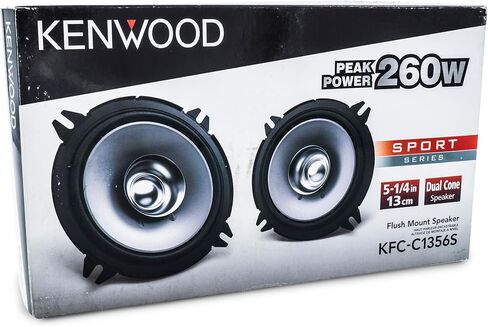 Kenwood KFC-C1356S 250 Watt 5.25-Inch Dual Cone Stereo Car Audio Speaker (1 Set) in Saudi Arabia