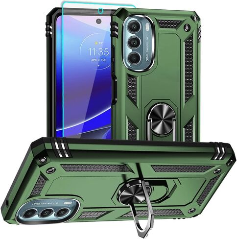 حافظة Moto G Stylus 5G 2022، حافظة Motorola G Stylus 5G 2022 مع واقي شاشة عالي الدقة، [درجة عسكرية 16 قدم. تم اختبار السقوط] حافظة هاتف واقية مقاومة للصدمات لهاتف Moto G Stylus 5G 2022، أزرق in Kuwait