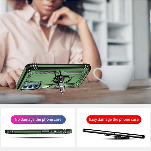 حافظة Moto G Stylus 5G 2022، حافظة Motorola G Stylus 5G 2022 مع واقي شاشة عالي الدقة، [درجة عسكرية 16 قدم. تم اختبار السقوط] حافظة هاتف واقية مقاومة للصدمات لهاتف Moto G Stylus 5G 2022، أزرق in Kuwait