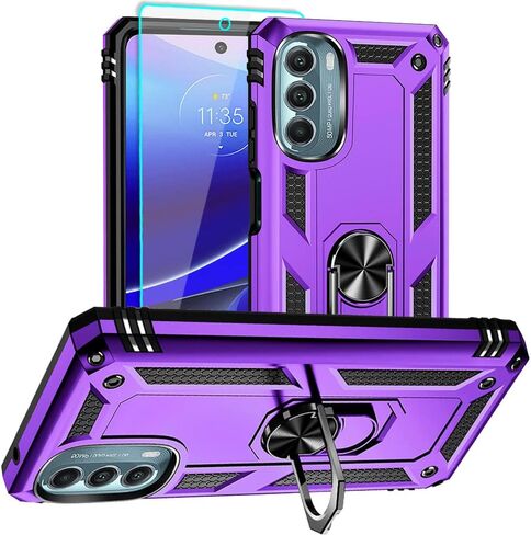 حافظة Moto G Stylus 5G 2022، حافظة Motorola G Stylus 5G 2022 مع واقي شاشة عالي الدقة، [درجة عسكرية 16 قدم. تم اختبار السقوط] حافظة هاتف واقية مقاومة للصدمات لهاتف Moto G Stylus 5G 2022، أزرق in Kuwait