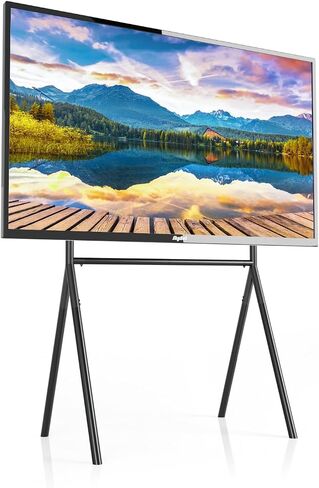 TV Easel Stand - Stylish and Functional Art Easel TV Stand 37"-70" inch LED LCD Screen Adjustable high and Low Ty Stand.TV Mount with 4 Legs for Minimalist Bedroom, livingroom, lstudi (NO Wheels) in Saudi Arabia