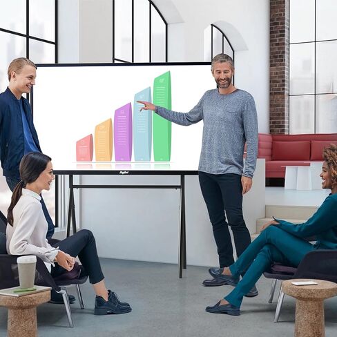 TV Easel Stand - Stylish and Functional Art Easel TV Stand 37"-70" inch LED LCD Screen Adjustable high and Low Ty Stand.TV Mount with 4 Legs for Minimalist Bedroom, livingroom, lstudi (NO Wheels) in Saudi Arabia
